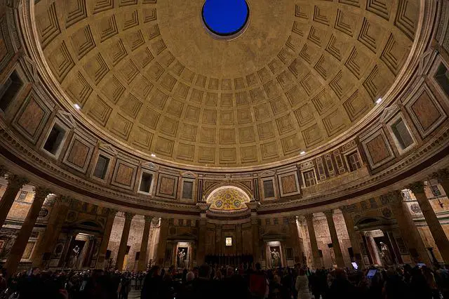 Rain in Pantheon