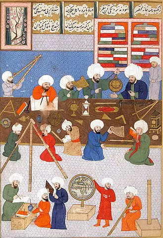 Ottoman miniature, 16th century, golden age.
