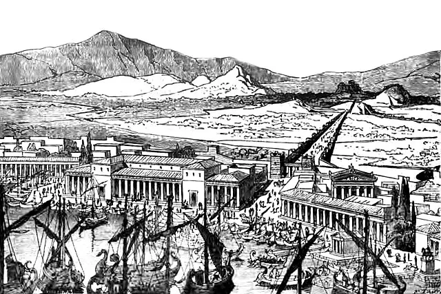 Athens, plague, long walls