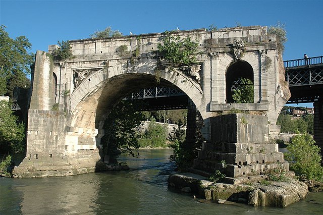 The Pons Aemilius bridge, 142 BC
