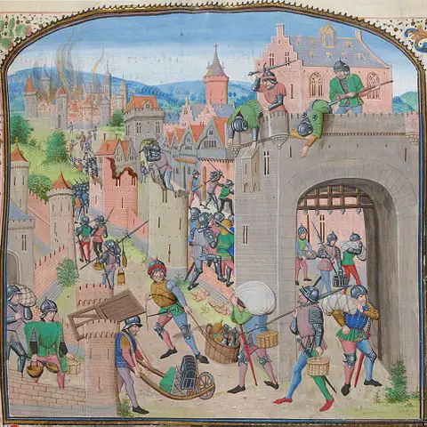 Medieval Sacking of Town for Loot